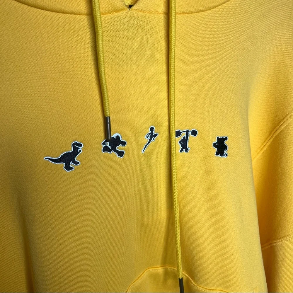 NWT New Adidas x Disney Pixar Manga SW Hoodie Unisex Yellow Gold Large Toy Story